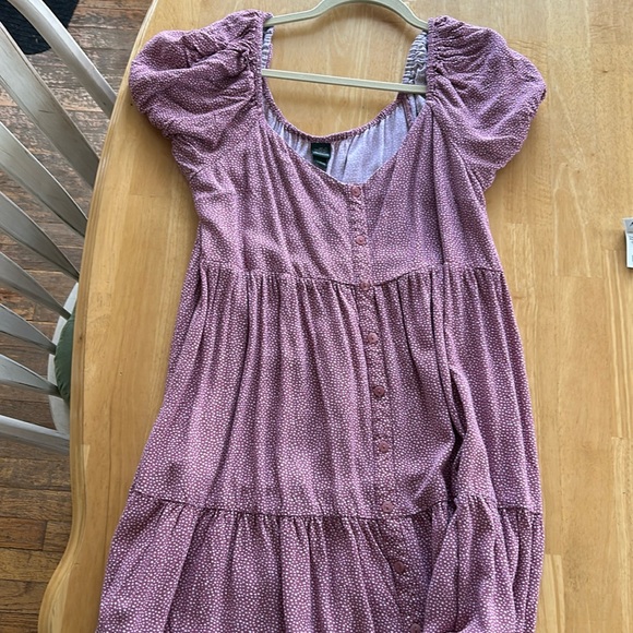Purple Polka Dot Sundress - Picture 2 of 3